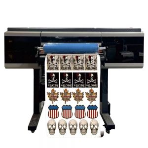 Impresora UV DTF de etiquetas cristal